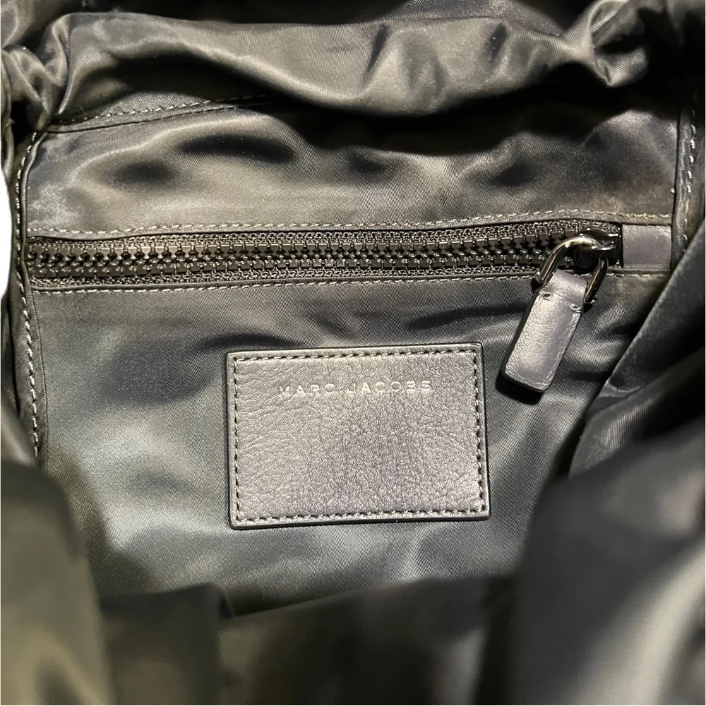 Marc Jacobs Mallorca Backpack Black Nylon Leather M0008139 From Japan.​​​​​​